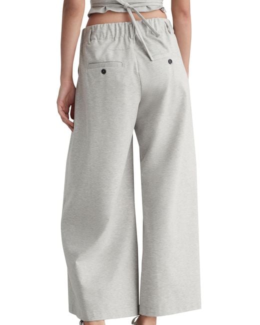 Pantalon en interlock Couture Brunello Cucinelli en coloris Gray