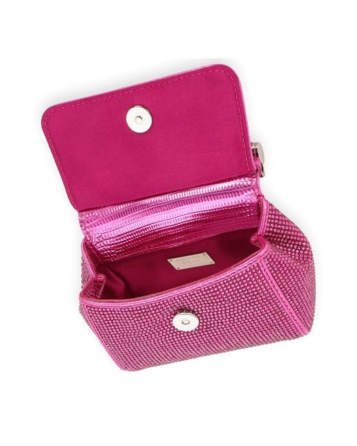 Dolce & Gabbana Purple Mini Sicily Handbag
