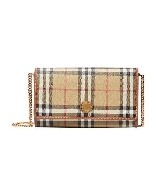 Burberry Natural Hannah Wallet On Chain