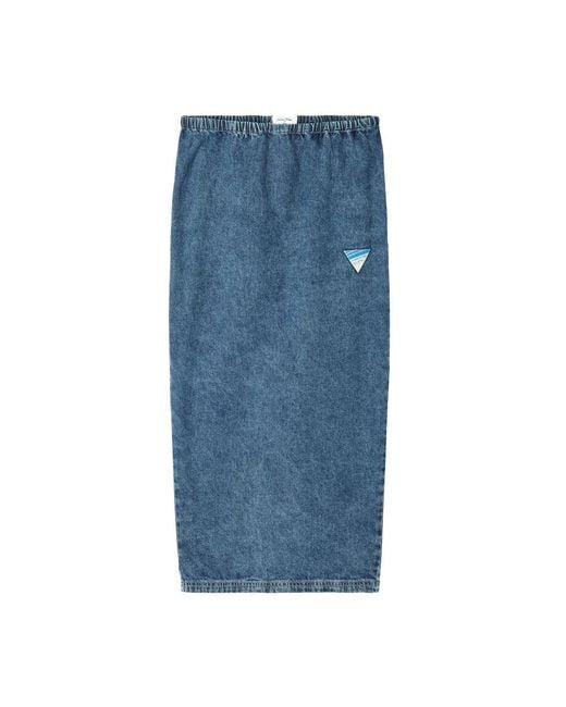 American Vintage Blue Skirt Astury