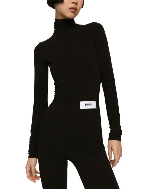 Dolce & Gabbana Black Kim Dolce&Gabbana Jersey Jumpsuit