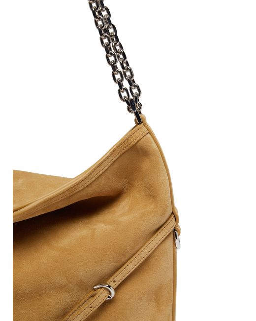 Givenchy Metallic Voyou Medium Suede Bag