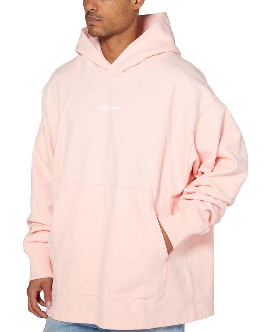Sweatshirt à capuche Acne pour homme en coloris Pink