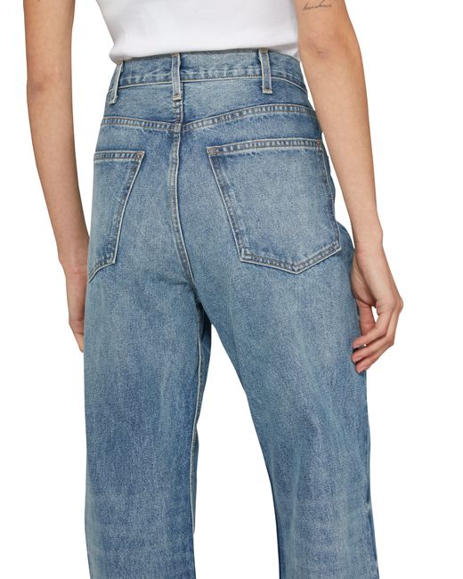 Nili Lotan Blue Mitchell Low Rise And Relaxed-Leg Jean