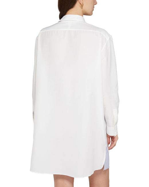 Robe chemise doublée Loewe en coloris White