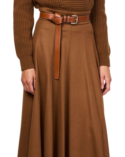 Max Mara Brown New Buckle Belt