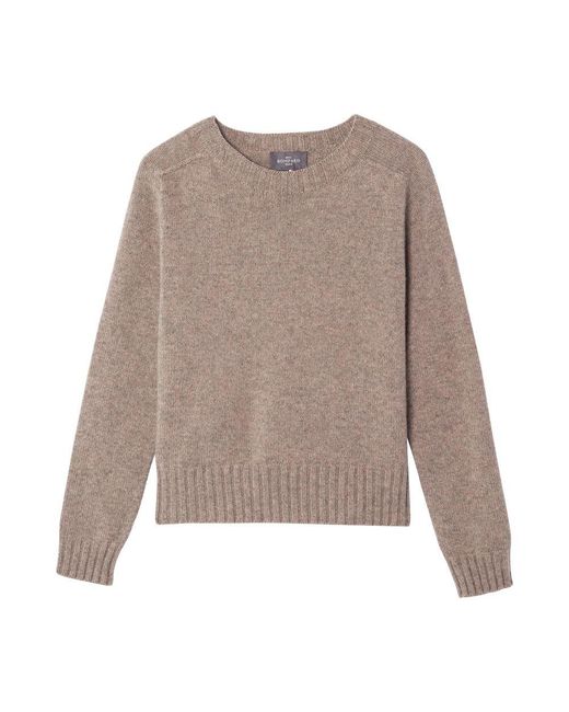 Pull À Col Rond En Cachemire Bompard en coloris Brown