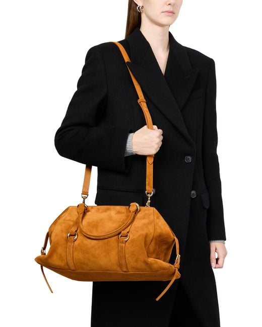 Alexander McQueen Brown Mittelgroße Handtasche Farringdon