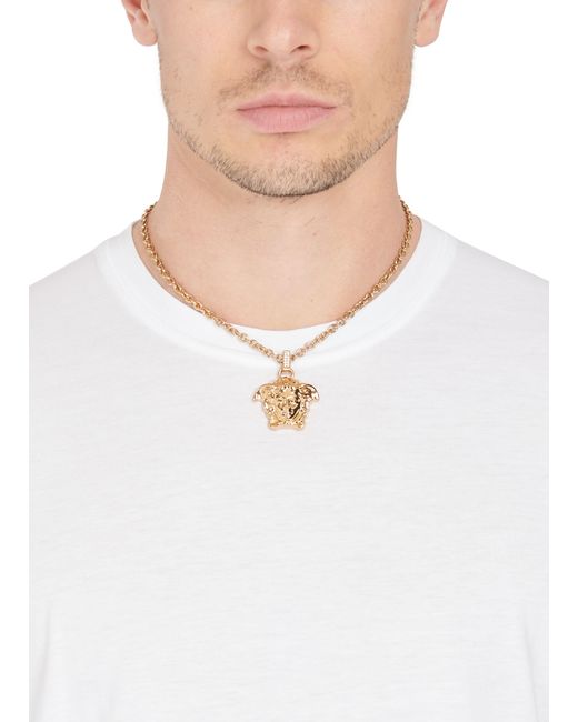 Versace Halskette Medusa in Metallic für Herren