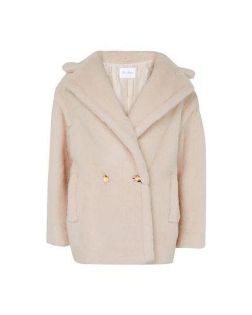 Max Mara Pink Olga Aviator Jacket