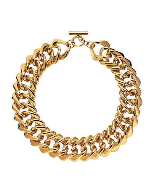 Balenciaga Metallic Link Necklace