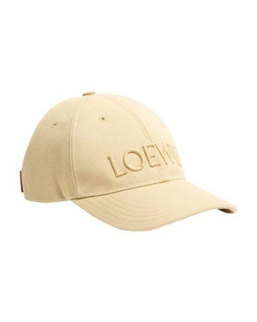 Loewe Cap Aus Canvas in Natural für Herren