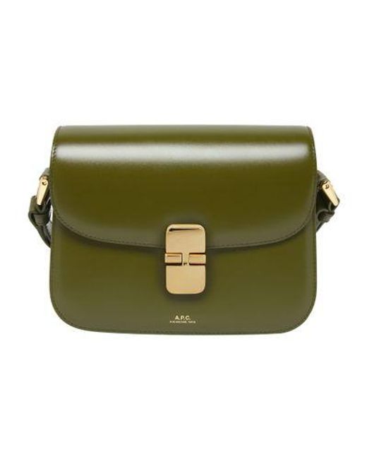 A.P.C. Green Grace Small Bag