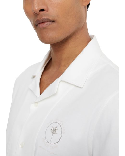 Brunello Cucinelli Hemd mit kurzen Ärmeln in White für Herren