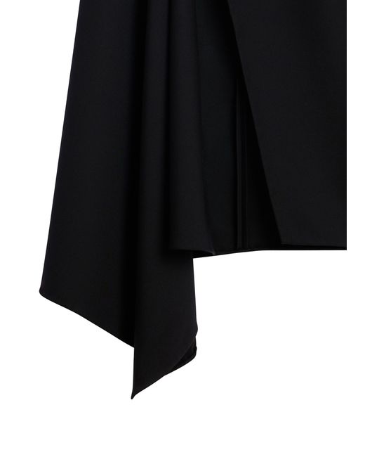 Givenchy Black Slit Skirt