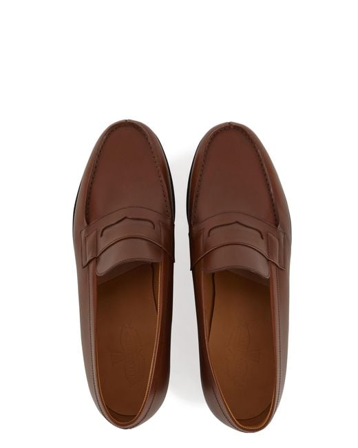 J.M. Weston Brown 180 Loafers for men