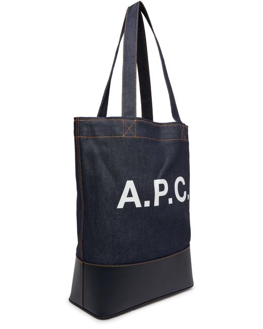 A.P.C. Blue Cabas-Tasche Axel