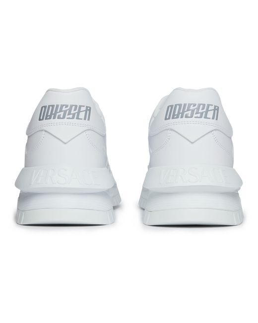 Versace White Greca Odissea Sneakers for men