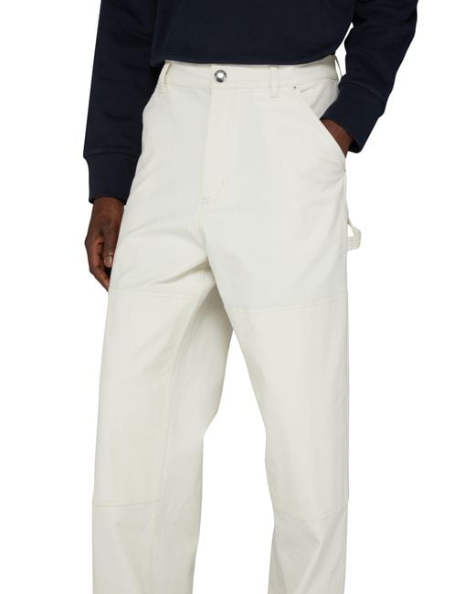 Moncler White Regular-Fit Pants for men