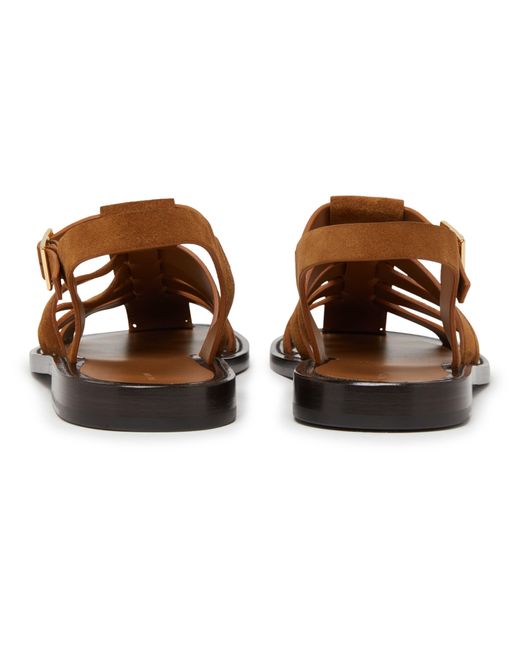 The Row Brown Pablo Sandals