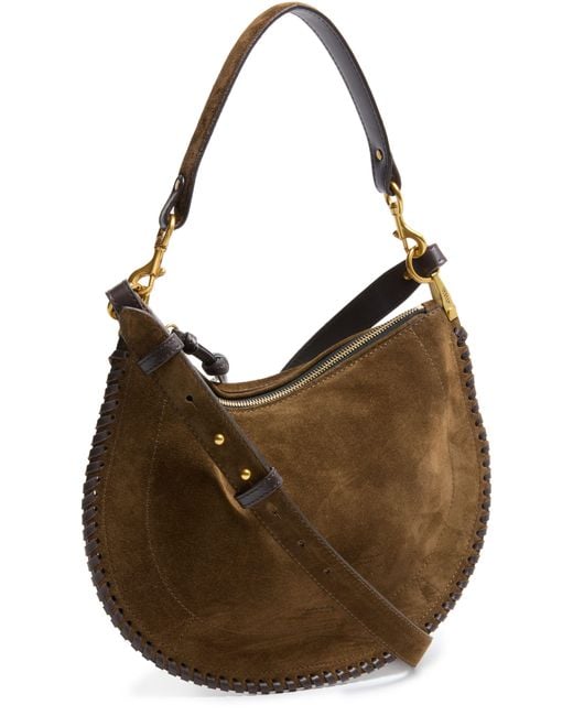 Isabel Marant Brown Oskan Soft Zipped Shoulder Bag