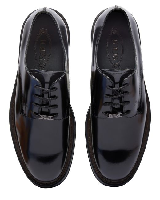 Tod's Black Derbies for men