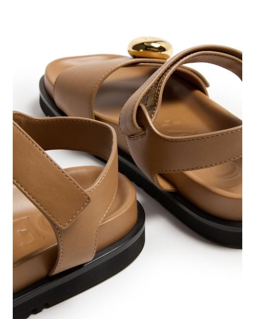 Loewe Brown Pebble Fussbett Sandal