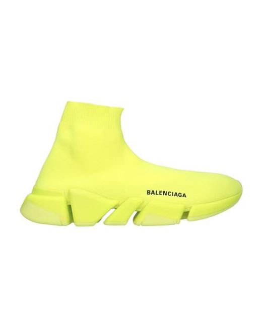 Balenciaga speed trainer neon yellow deals
