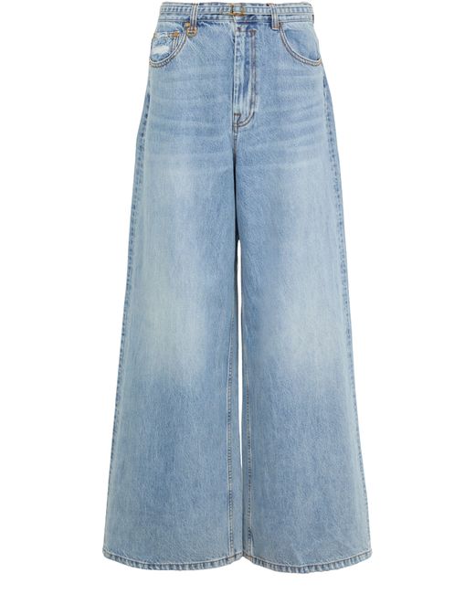 Jean Évasé Illuminate Coupe Décontractée Zimmermann en coloris Blue