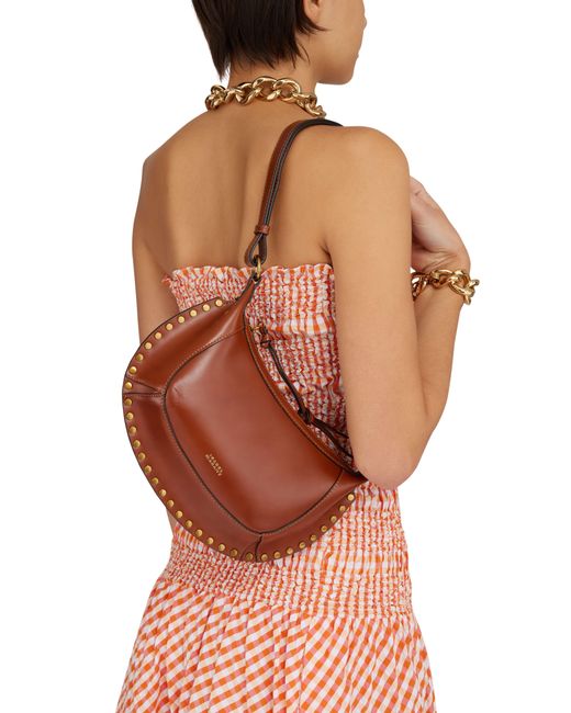 Isabel Marant Brown Oskan Moon Shoulder Bag