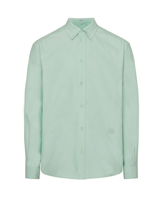 Loewe Green Cotton Shirt for men