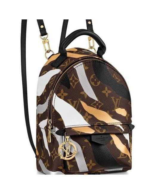 New in Box Vuitton Limited Edition Camo Mini Palm Springs Backpack