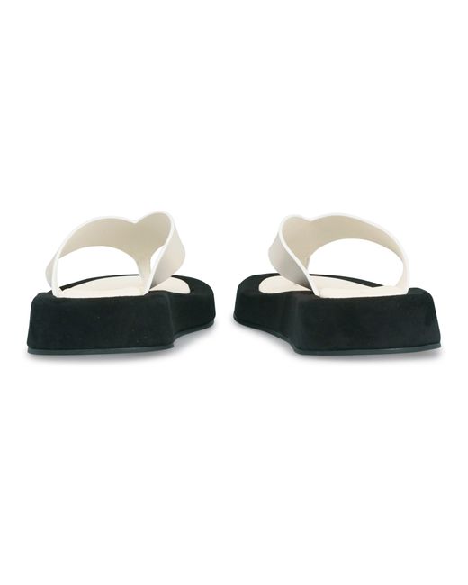 The Row Black Ginza Sandals