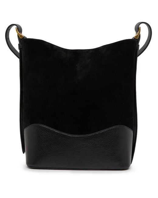 AMI Black Paname Paname Bucket Bag