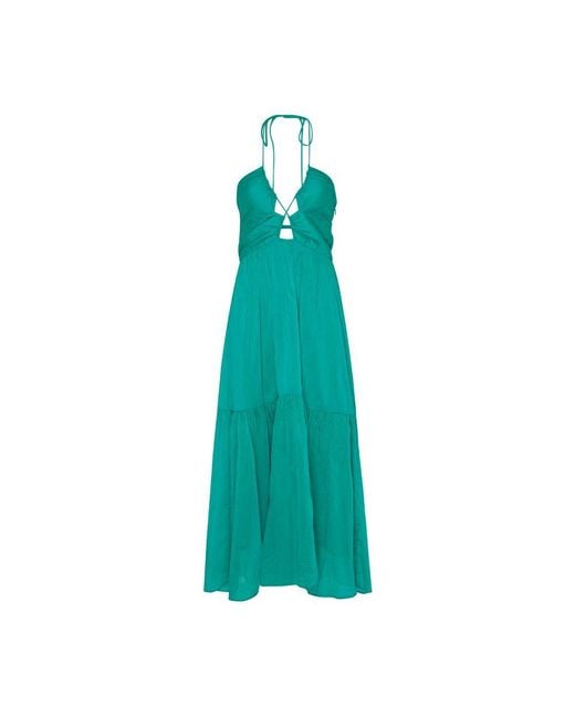 Isabel Marant Green Birona Midi Dress