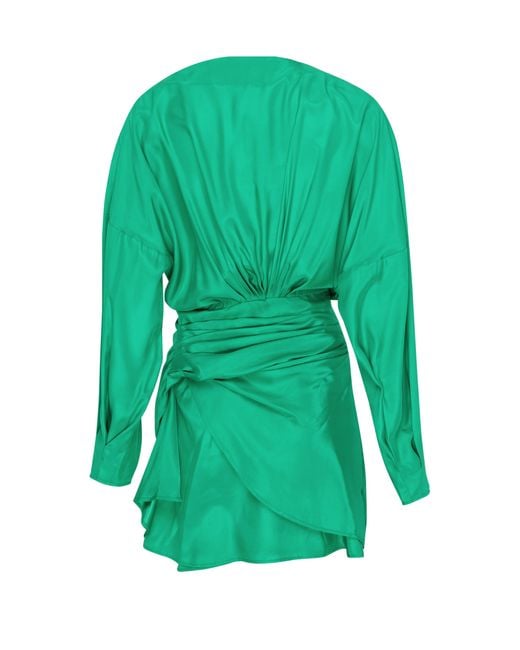 GAUGE81 Green Kurzes Kleid Asuka