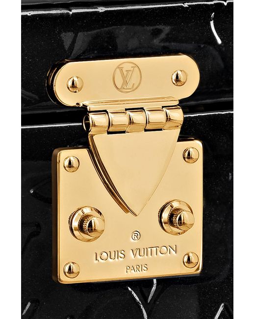 LOUIS VUITTON LV Bleecker Box M52703 Epi black ２way vanity with