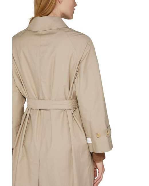 Max Mara Trench Coat The Cube in Natural Lyst