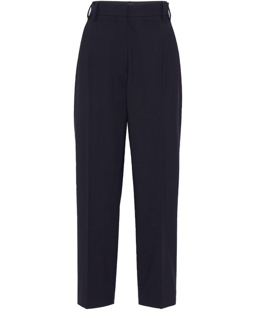 Brunello Cucinelli Blue Slouchy Trousers