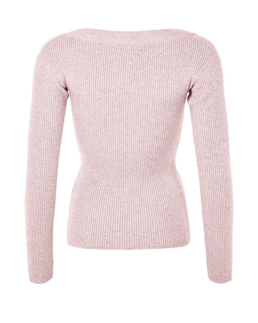 Max Mara Pink Buttoned Cardigan
