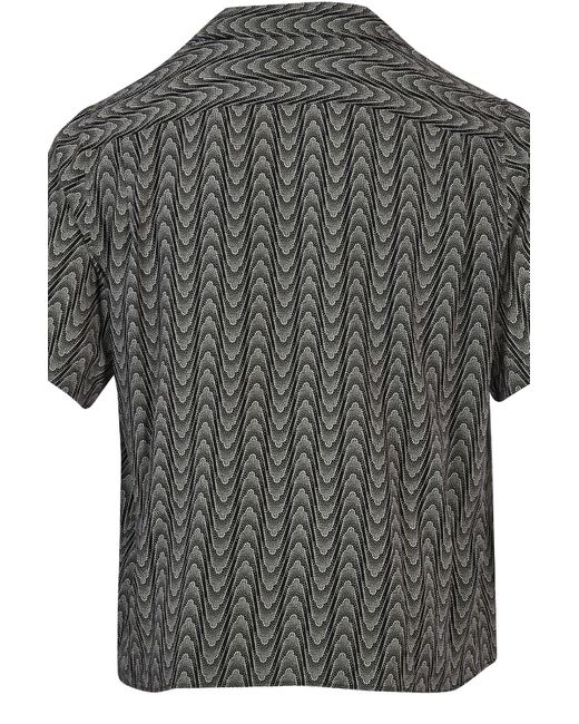 Celine Hawaiian Shirt In Printed Viscose in Black for Men | Lyst