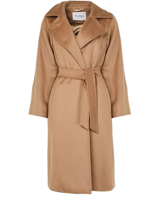 Max Mara Brown Manuela Maxi Belted Coat
