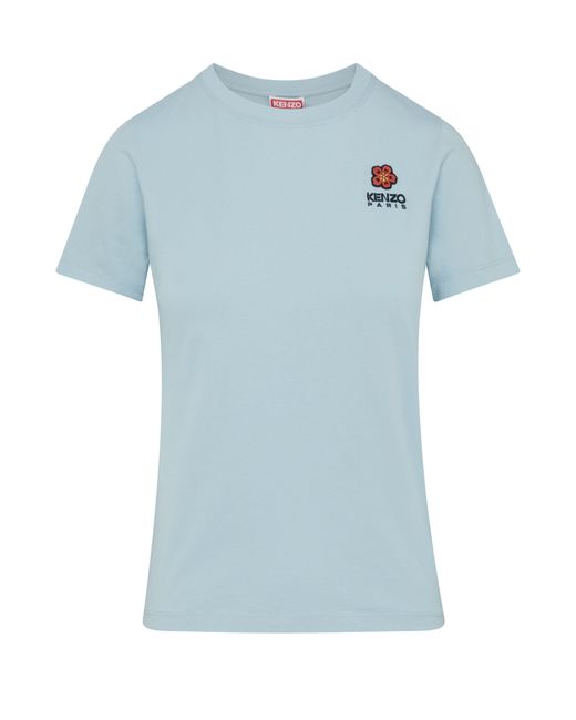 T-Shirt à logo KENZO en coloris Blue