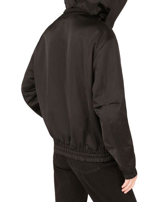 Dolce & Gabbana Black Technical Gabardine Jacket