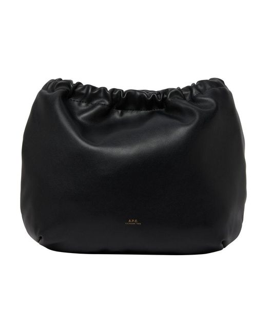 A.P.C. Ninon Chaine Bag in Black | Lyst