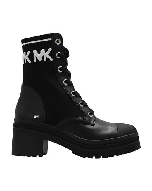 MICHAEL Michael Kors Black 'brea' Heeled Ankle Boots