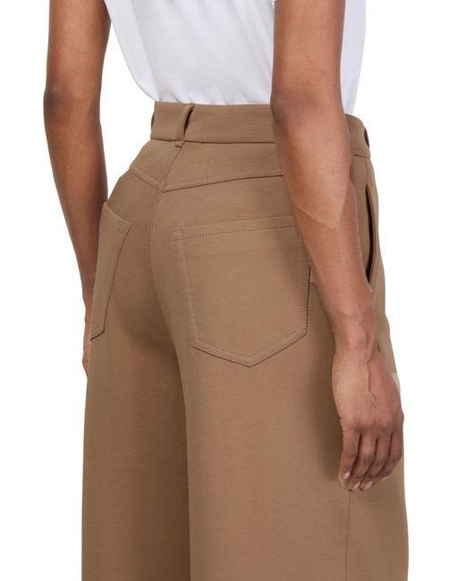 Max Mara Brown Merlot Wide Leg Pants