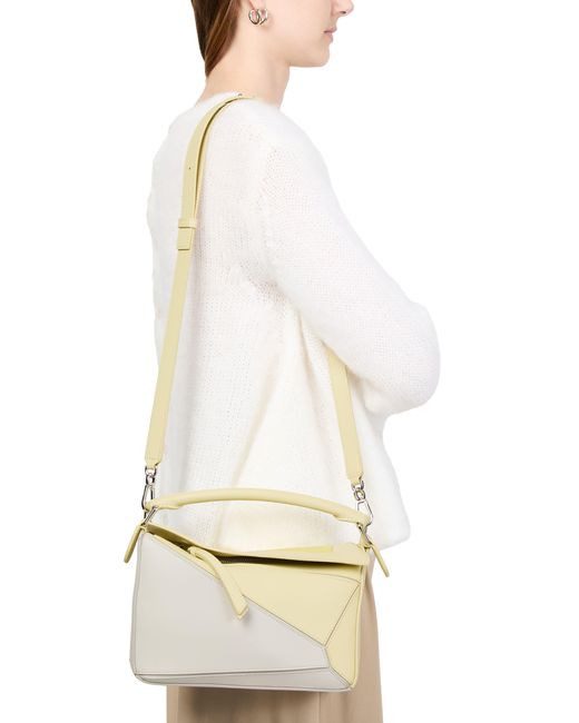 Loewe Metallic Small Puzzle Bag
