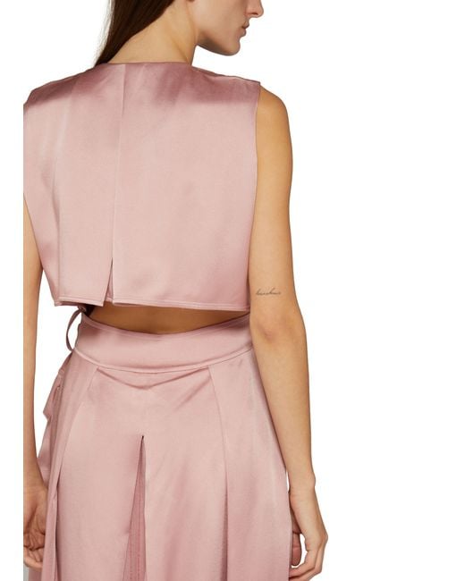 Victoria Beckham Pink Kleid im Trenchcoat-Stil