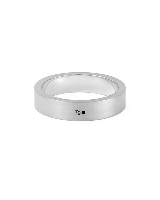 Le Gramme Metallic 7G Brushed Sterling Ribbon Ring for men